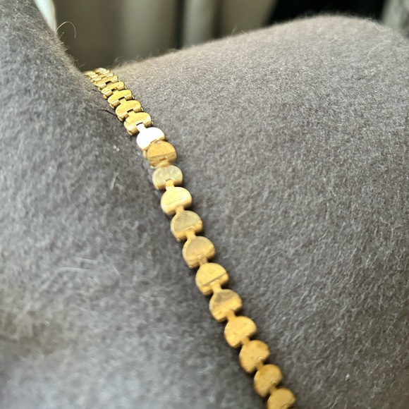 100% Wool brim hat brim with metal gold band. Soft and flexible. Light khaki EUC - Picture 3 of 5